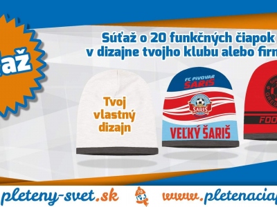 Sleduj náš FB a súťaž o funkčné čiapky!!!