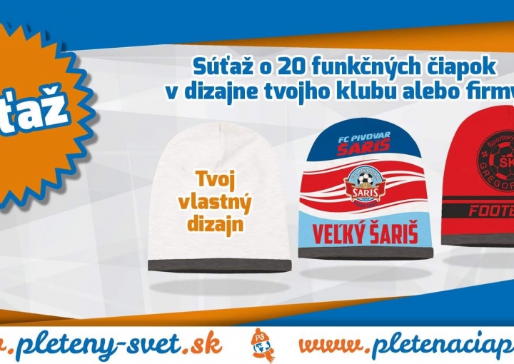 Sleduj náš FB a súťaž o funkčné čiapky!!!