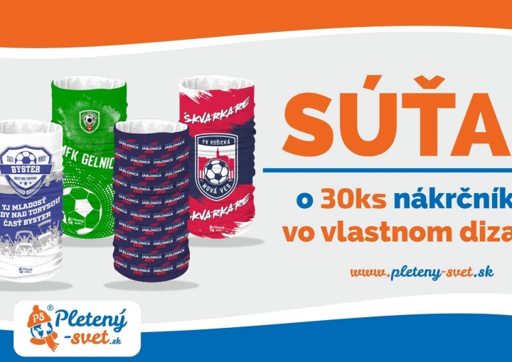 Sleduj náš Facebook a zapoj sa do súťaže o nákrčníky